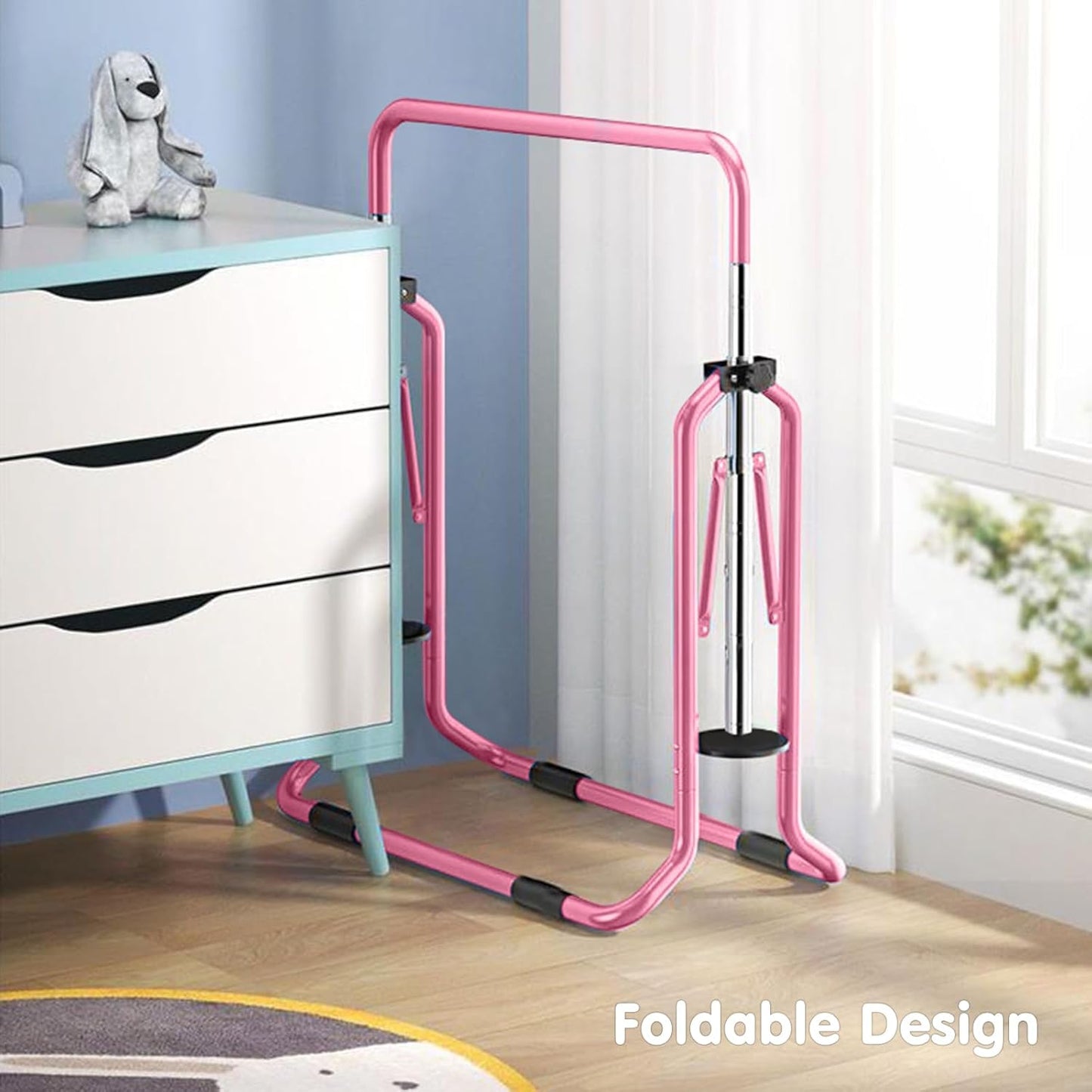 Gymnastics Bars Kids Kip Training Bars for Home, Folding Horizontal Bars with Adjustable Height, Practice Bar Gymnastic for Kid, Child, Girls, Boys